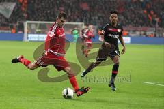 1. Bundesliga - Fußball - Bayer Leverkusen - FC Ingolstadt 04 - Pascal Groß (10, FCI) Wendell (Leverkusen 18)