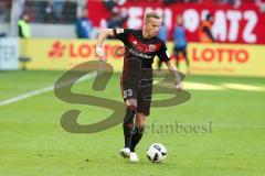 1. BL - Saison 2016/2017 - FSV Mainz 05 - FC Ingolstadt 04 - Florent Hadergjonaj (#33 FCI) - Pablo De Blasis (#32 Mainz) - Foto: Meyer Jürgen