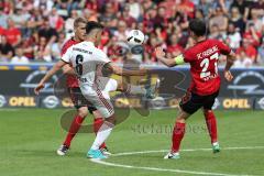 1. Bundesliga - Fußball - SC Freiburg - FC Ingolstadt 04 - Alfredo Morales (6, FCI)  Höfler, Nicolas (27 Freiburg)