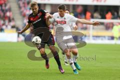 1. Bundesliga - Fußball - 1. FC Köln - FC Ingolstadt 04 - Lukas Hinterseer (16, FCI) Dominique Heintz (3 Köln)