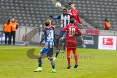 1. BL - Saison 2016/2017 - Hertha BSC - FC Ingolstadt 04 - Alfredo Morales (#6 FCI) beim Kopfball - Foto: Meyer Jürgen