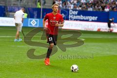 1. BL - Saison 2016/2017 - Hamburger SV - FC Ingolstadt 04 - Hauke Wahl (#17 FCI) beim warm machen - Foto: Meyer Jürgen