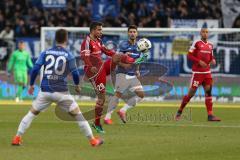 1. Bundesliga - Fußball - SV Darmstadt 98 - FC Ingolstadt 04 - Marcel Heller (20 Darmstadt 98) Markus Suttner (29, FCI)