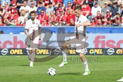 1. Bundesliga - Fußball - SC Freiburg - FC Ingolstadt 04 - Markus Suttner (29, FCI)  Pascal Groß (10, FCI)