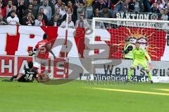 1. BL - Saison 2016/2017 - FSV Mainz 05 - FC Ingolstadt 04 - Jhon Cordoba (#15 Mainz) - Marvin Matip (#34 FCI) - Ørjan Nyland (#26 FCI) - Foto: Meyer Jürgen