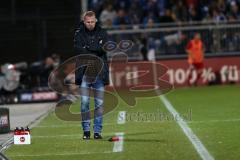 1. Bundesliga - Fußball - SV Darmstadt 98 - FC Ingolstadt 04 - letzten Minuten Nerven Cheftrainer Maik Walpurgis (FCI)