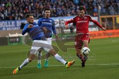 1. Bundesliga - Fußball - SV Darmstadt 98 - FC Ingolstadt 04 - Immanuel Höhn (21 Darmstadt 98) Pascal Groß (10, FCI)