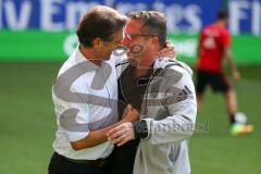 1. BL - Saison 2016/2017 - Hamburger SV - FC Ingolstadt 04 - Markus Kauczinski (Trainer FCI) - Bruno Labbadia Cheftrainer Hamburg - Foto: Meyer Jürgen