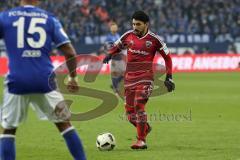 1. Bundesliga - Fußball - FC Schalke 04 - FC Ingolstadt 04 - rechts Almog Cohen (36, FCI)