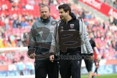 1. Bundesliga - Fußball - 1. FC Köln - FC Ingolstadt 04 - Co-Trainer Patrick Westermann (FCI) und Co-Trainer Argirios Giannikis (FCI)