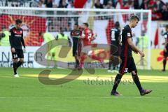 1. BL - Saison 2016/2017 - FSV Mainz 05 - FC Ingolstadt 04 - Lukas Hinterseer (#16 FCI) - Stefan Lex (#14 FCI) enttäuscht - Foto: Meyer Jürgen