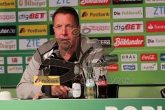 1. Bundesliga - Fußball - Borussia Mönchengladbach - FC Ingolstadt 04 - 2:0 - Pressekonferenz nach dem Spiel, Cheftrainer Markus Kauczinski (FCI) und Andre Schubert (Gladbach)