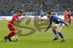 1. Bundesliga - Fußball - FC Schalke 04 - FC Ingolstadt 04 - Darío Lezcano (11, FCI) Matija Nastasic
