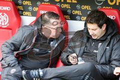 1. BL - Saison 2016/2017 - FSV Mainz 05 - FC Ingolstadt 04 - Markus Kauczinski (Trainer FCI) - Argirios Giannikis (Co-Trainer FCI) - Foto: Meyer Jürgen