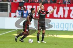 1. BL - Saison 2016/2017 - FSV Mainz 05 - FC Ingolstadt 04 - Florent Hadergjonaj (#33 FCI) unzufrieden mit der Schiedsrichterentscheidung - Foto: Meyer Jürgen