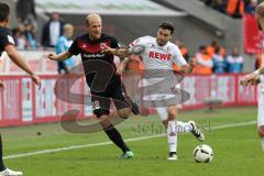 1. Bundesliga - Fußball - 1. FC Köln - FC Ingolstadt 04 - Tobias Levels (28, FCI) Jonas Hector (14 Köln)
