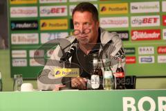 1. Bundesliga - Fußball - Borussia Mönchengladbach - FC Ingolstadt 04 - 2:0 - Pressekonferenz nach dem Spiel, Cheftrainer Markus Kauczinski (FCI) und Andre Schubert (Gladbach)