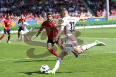 1. Bundesliga - Fußball - SC Freiburg - FC Ingolstadt 04 - Pascal Groß (10, FCI) Flanke