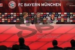 1. Bundesliga - Fußball - FC Bayern - FC Ingolstadt 04 - Pressekonferenz nach dem Spiel Cheftrainer Carlo Ancelotti (Bayern)und Cheftrainer Markus Kauczinski (FCI)