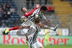 1. Bundesliga - Fußball - Eintracht Frankfurt - FC Ingolstadt 04 - Mathew Leckie (7, FCI) Jesús Vallejo (5 Frankfurt)