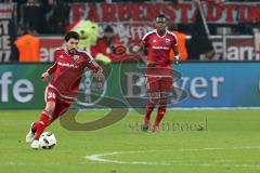 1. Bundesliga - Fußball - Bayer Leverkusen - FC Ingolstadt 04 - Almog Cohen (36, FCI) Roger de Oliveira Bernardo (8, FCI)