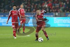 1. Bundesliga - Fußball - Bayer Leverkusen - FC Ingolstadt 04 - Alfredo Morales (6, FCI)  Sturm