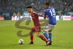 1. Bundesliga - Fußball - FC Schalke 04 - FC Ingolstadt 04 - Alfredo Morales (6, FCI)  Dennis Aogo (15 Schalke)