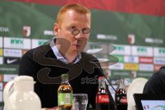 1. Bundesliga - Fußball - FC Augsburg - FC Ingolstadt 04 - Pressekonferenz nach dem Spiel Cheftrainer Maik Walpurgis (FCI)
