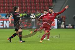 1. Bundesliga - Fußball - Bayer Leverkusen - FC Ingolstadt 04 - Tin Jedvaj (16 Leverkusen ) Anthony Jung (3, FCI)