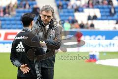 1. Bundesliga - Fußball - TSG 1899 Hoffenheim - FC Ingolstadt 04 - Co-Trainer Ovid Hajou (FCI) Co-Trainer Michael Henke (FCI)