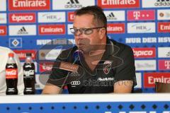 1. Bundesliga - Fußball - Hamburger SV - FC Ingolstadt 04 - Pressekonferenz nach dem Spiel Cheftrainer Markus Kauczinski (FCI)