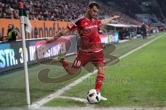 1. Bundesliga - Fußball - FC Augsburg - FC Ingolstadt 04 - Ecke Pascal Groß (10, FCI)