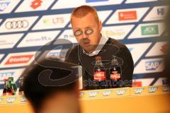 1. Bundesliga - Fußball - TSG 1899 Hoffenheim - FC Ingolstadt 04 - Pressekonferenz nach dem Spiel Cheftrainer Julian Nagelsmann (TSG) und Cheftrainer Maik Walpurgis (FCI)