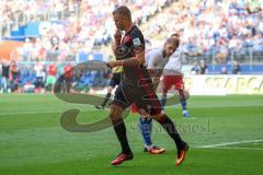 1. Bundesliga - Fußball - Hamburger SV - FC Ingolstadt 04 - Lukas Hinterseer (16, FCI) Tor zum Ausgleich 1:1 Jubel Gestik