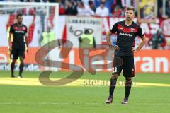 1. BL - Saison 2016/2017 - FSV Mainz 05 - FC Ingolstadt 04 - Lukas Hinterseer (#16 FCI) enttäuscht  - Foto: Meyer Jürgen