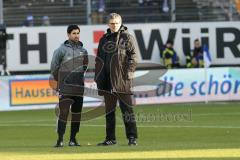 1. Bundesliga - Fußball - SV Darmstadt 98 - FC Ingolstadt 04 - Co-Trainer Ovid Hajou (FCI) und Co-Trainer Michael Henke (FCI)