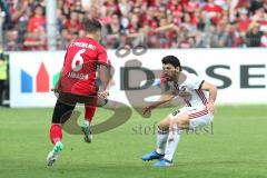 1. Bundesliga - Fußball - SC Freiburg - FC Ingolstadt 04 - Abrashi, Amir (6 Freiburg) und Almog Cohen (36, FCI)