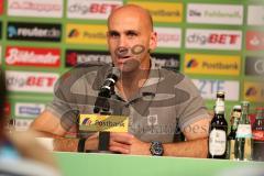 1. Bundesliga - Fußball - Borussia Mönchengladbach - FC Ingolstadt 04 - 2:0 - Pressekonferenz nach dem Spiel, Cheftrainer Markus Kauczinski (FCI) und Andre Schubert (Gladbach)