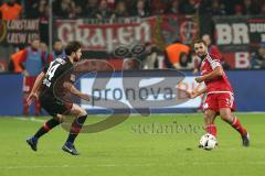 1. Bundesliga - Fußball - Bayer Leverkusen - FC Ingolstadt 04 - Admir Mehmedi (Leverkusen 14) Marvin Matip (34, FCI)