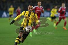 1. Bundesliga - Fußball - Borussia Dortmund - FC Ingolstadt 04 - 1:0 - Pierre-Emerick Aubameyang (BVB 17) Torschütze