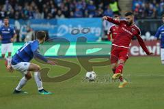 1. Bundesliga - Fußball - SV Darmstadt 98 - FC Ingolstadt 04 - Immanuel Höhn (21 Darmstadt 98) Anthony Jung (3, FCI)