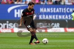 1. BL - Saison 2016/2017 - Hamburger SV - FC Ingolstadt 04 - Romain Brègerie (#18 FCI) - Foto: Meyer Jürgen