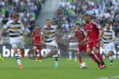 1. Bundesliga - Fußball - Borussia Mönchengladbach - FC Ingolstadt 04 - 2:0 - Christoph Kramer (#6 Borussia) Tony Jantschke (#24 Borussia) Lukas Hinterseer (16, FCI)