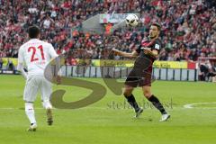 1. Bundesliga - Fußball - 1. FC Köln - FC Ingolstadt 04 - Leonardo Bittencourt (21 Köln) Mathew Leckie (7, FCI)