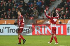 1. Bundesliga - Fußball - Bayer Leverkusen - FC Ingolstadt 04 - Tor Jubel 1:2 Almog Cohen (36, FCI) Siegerpose
