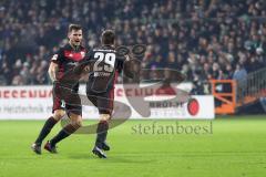 1. Bundesliga - Fußball - Werder Bremen - FC Ingolstadt 04 - Tor 1:1 Ausgleich durch Markus Suttner (29, FCI)   Jubel mit Pascal Groß (10, FCI)