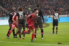 1. Bundesliga - Fußball - Bayer Leverkusen - FC Ingolstadt 04 - Tor Jubel Alfredo Morales (6, FCI)  start durch