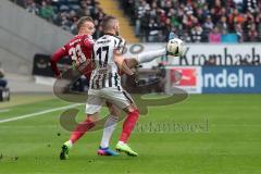 1. Bundesliga - Fußball - Eintracht Frankfurt - FC Ingolstadt 04 - Florent Hadergjonaj (33, FCI) Ante Rebic (17 Frankfurt)