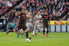 1. Bundesliga - Fußball - 1. FC Köln - FC Ingolstadt 04 - Elfmeter nach Foul, Tor Lukas Hinterseer (16, FCI) Schuß Treffer