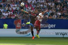 1. Bundesliga - Fußball - Hamburger SV - FC Ingolstadt 04 - Marvin Matip (34, FCI) Bobby Wood (7 HSV)